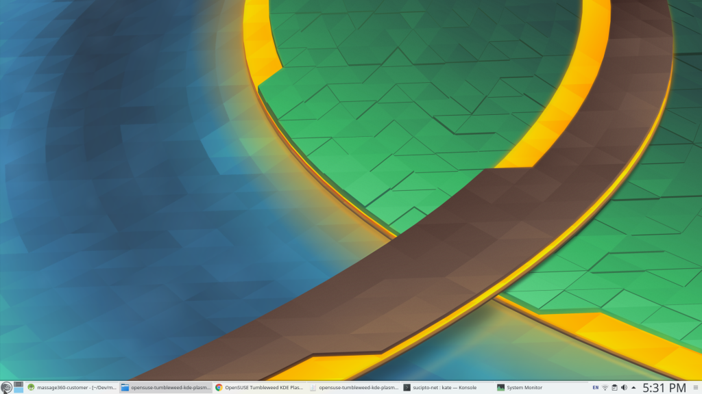 Penampakan KDE Plasma 5